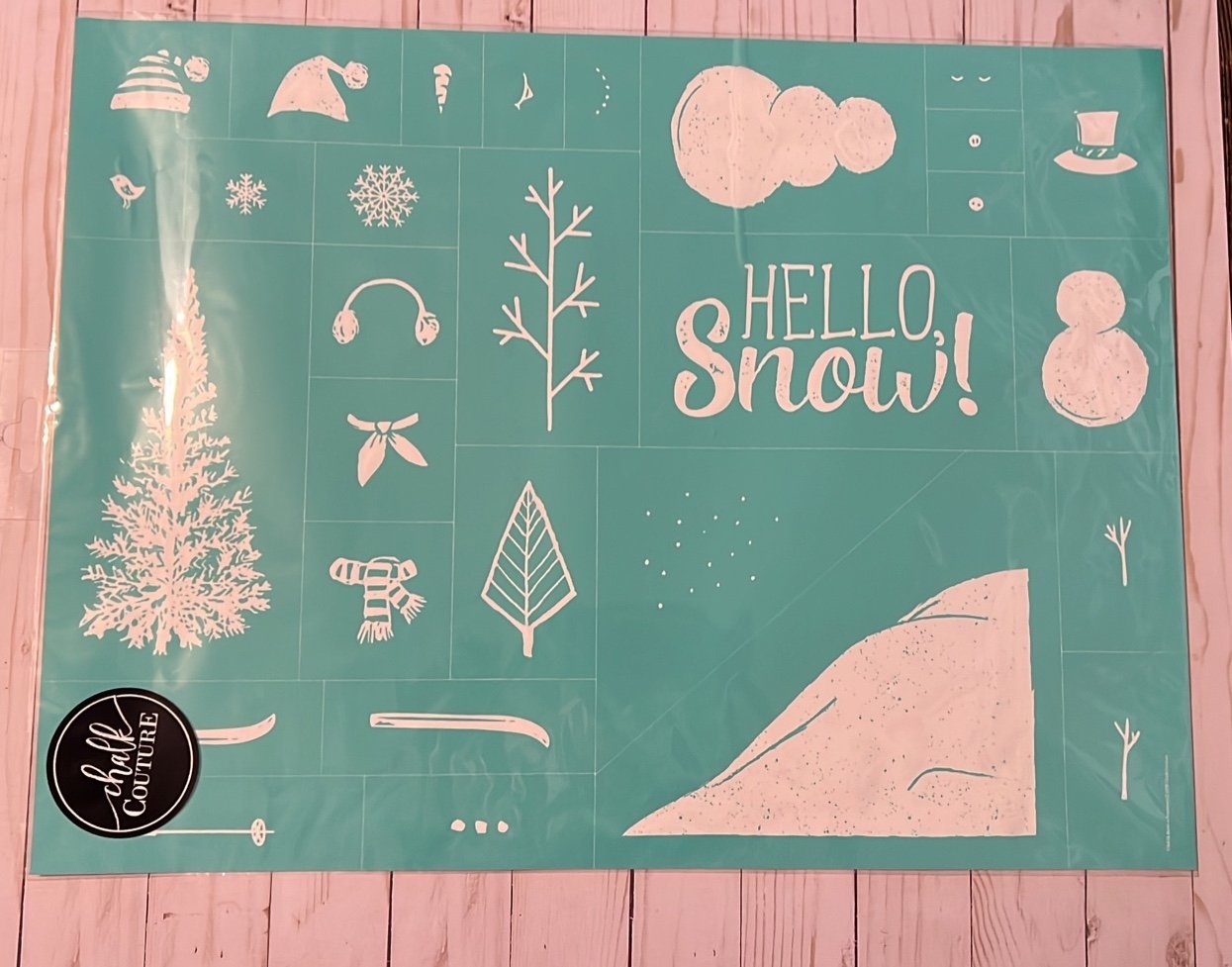 Chalk Couture BUILD-A-SNOWMAN Transfer