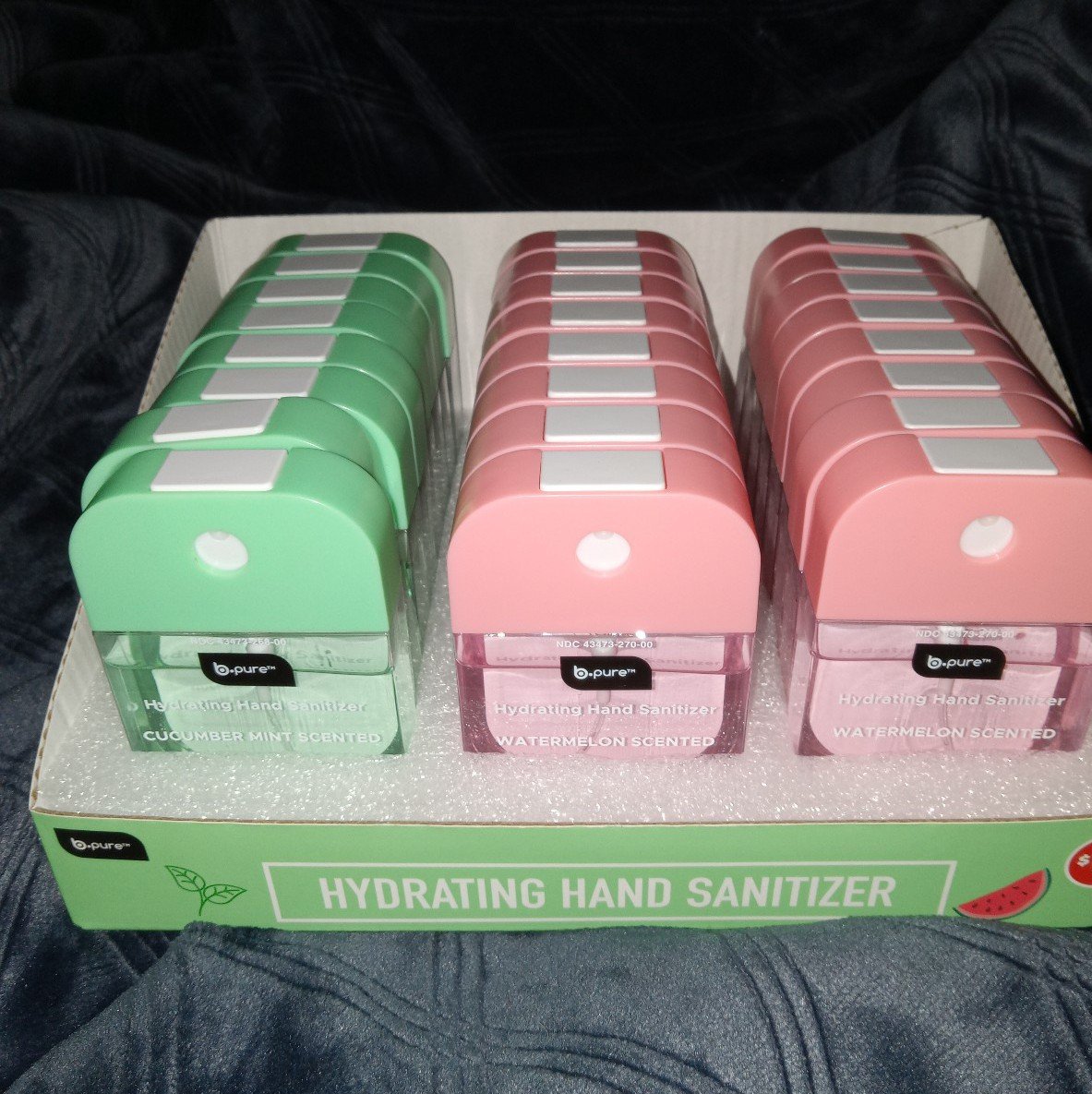Case of 24 bpure Scented Hand Sanitizer Sprays. All New!!