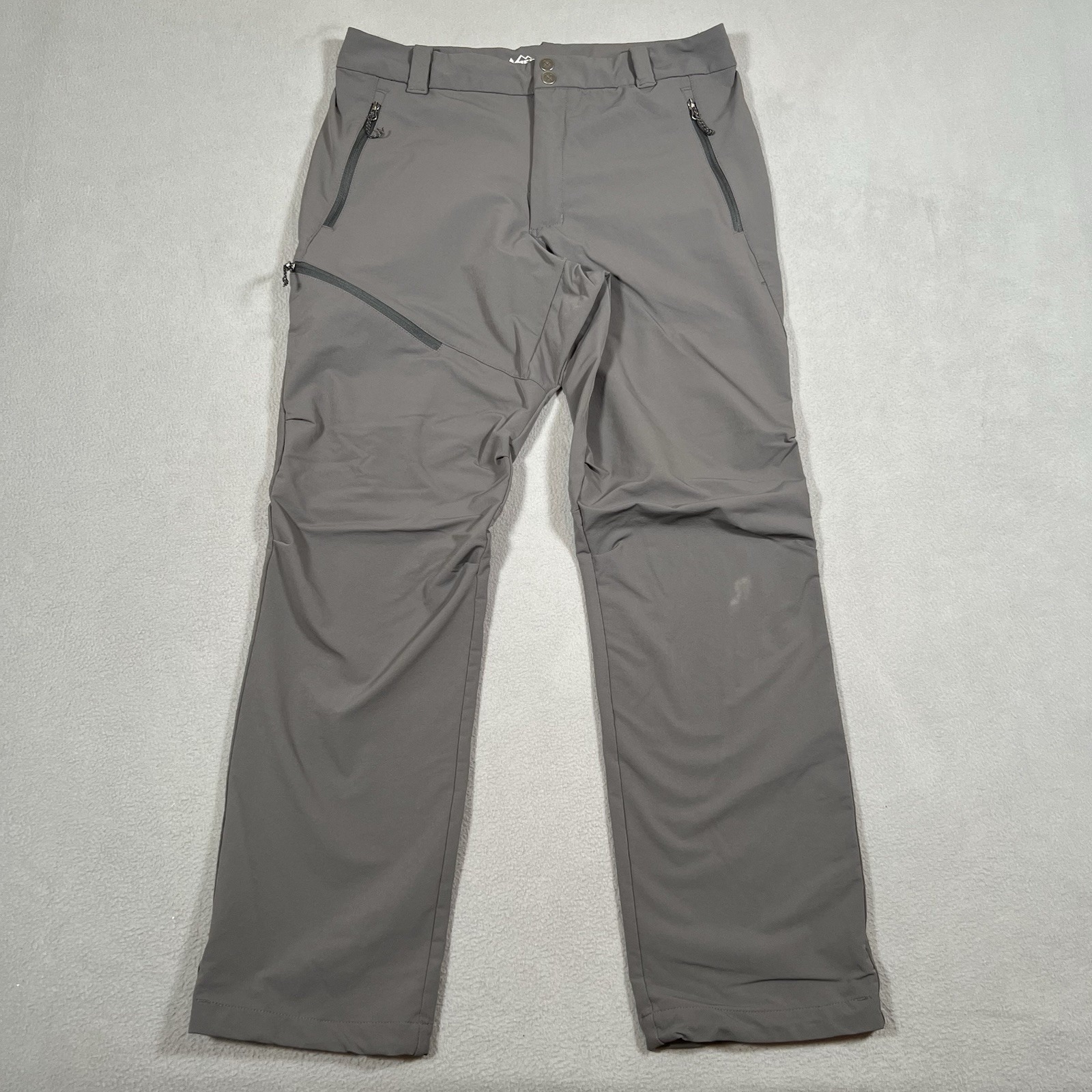 REI Co Op Hiking Pants Mens 32x30 Gray Activator 3.0 Stretch Straight Outdoor