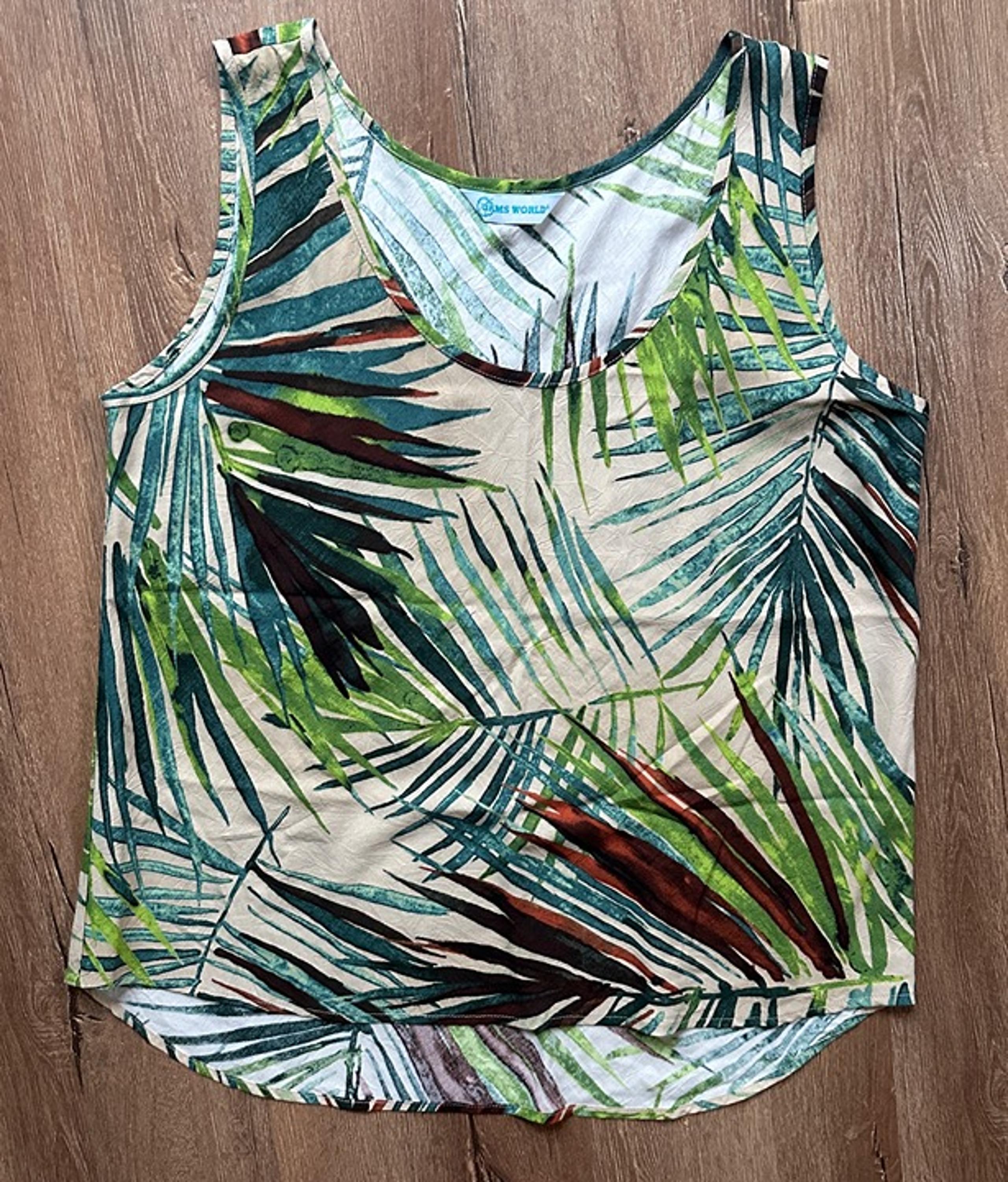 Jams World Women's Palm Tree Tank Top