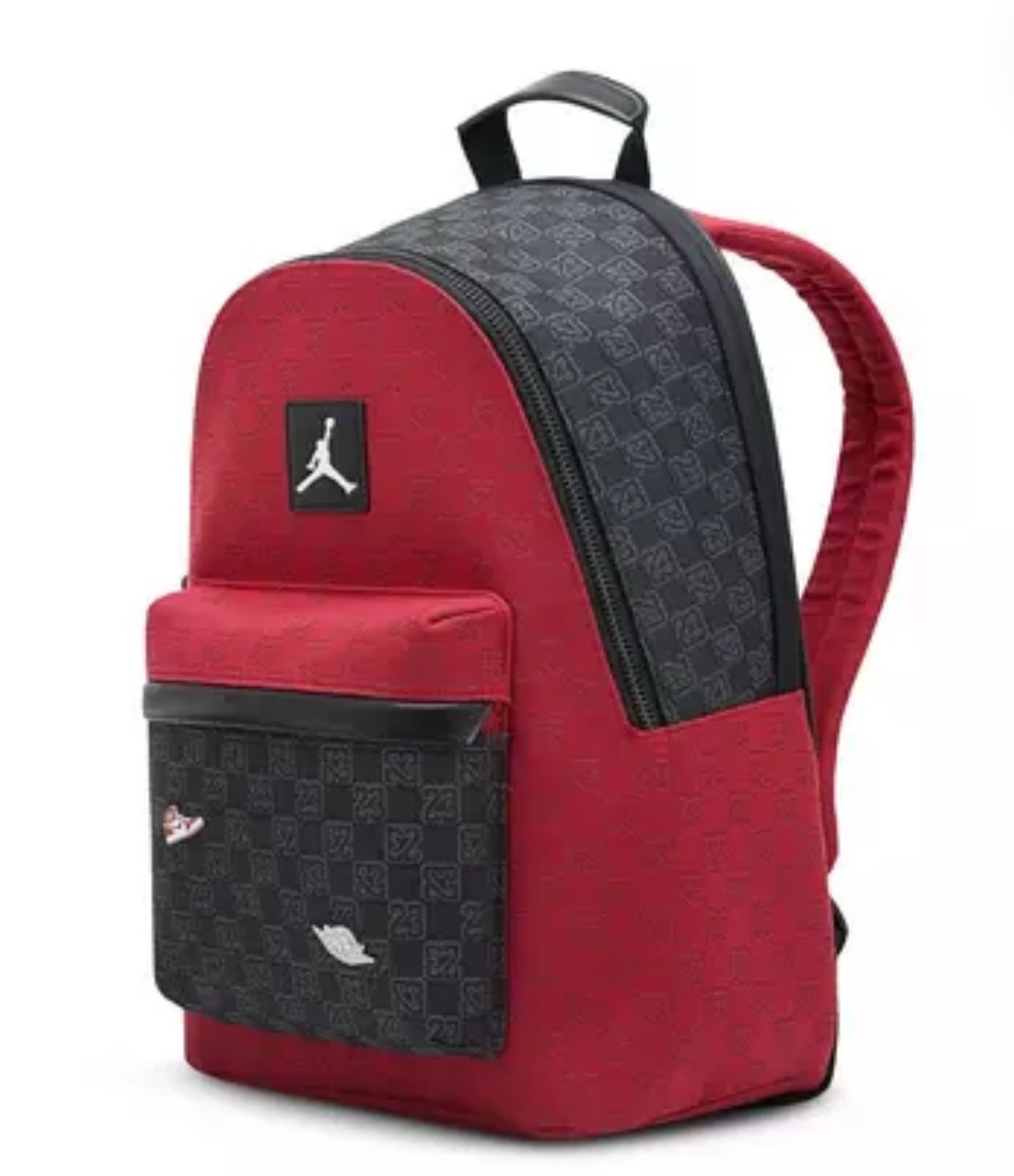 New Authentic Jordan Backpack 16 Red Black Charms Edition Padded Laptop Sleeve