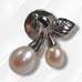 MIKIMOTO Mikimoto Pearl Cherry Pin Brooch Tie Pin