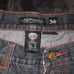 Custom Denim Ed hardy jeans 36x34 embroidered