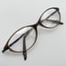 Cote D’Azur Miranda Oval Horn Full Eyeglass Frames Metal Plastic Brown 51-16-135