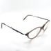 Cote D’Azur Miranda Oval Horn Full Eyeglass Frames Metal Plastic Brown 51-16-135