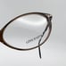 Cote D’Azur Miranda Oval Horn Full Eyeglass Frames Metal Plastic Brown 51-16-135