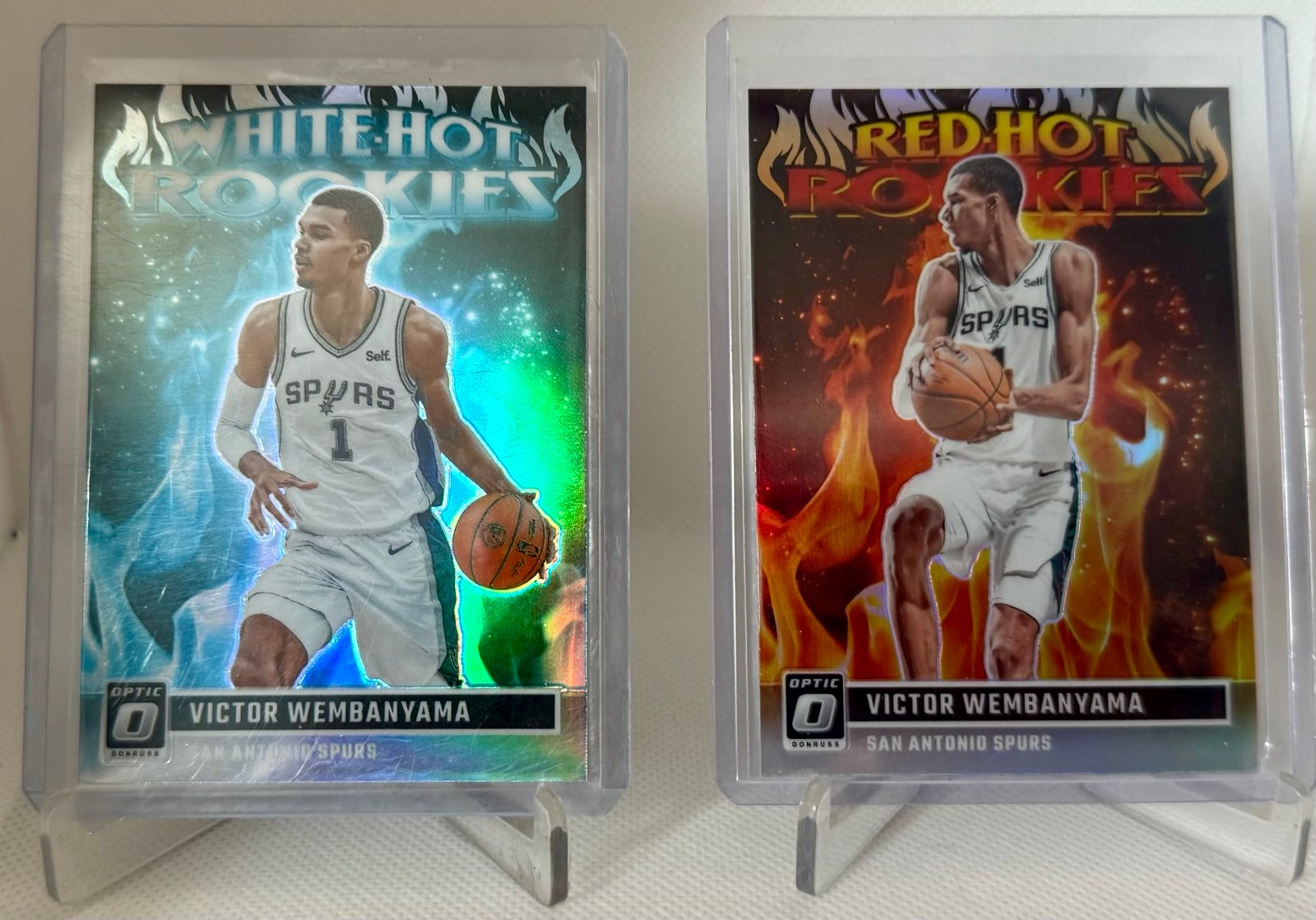2023-24 Donruss Optic Victor Wembanyama #2 RC Rookie Hot Rookies Holo Silver