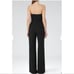 Reiss Kristina Bustier Black Jumpsuit Size 4