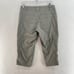 Kuhl Capri Pants Women's Sz 2 Gray Straight Cut Ruched Low-Rise Drawstring