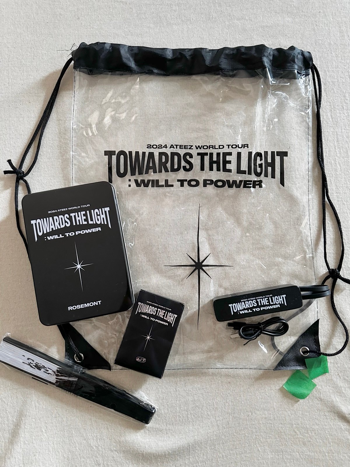 Ateez Towards the light tour VIP merch