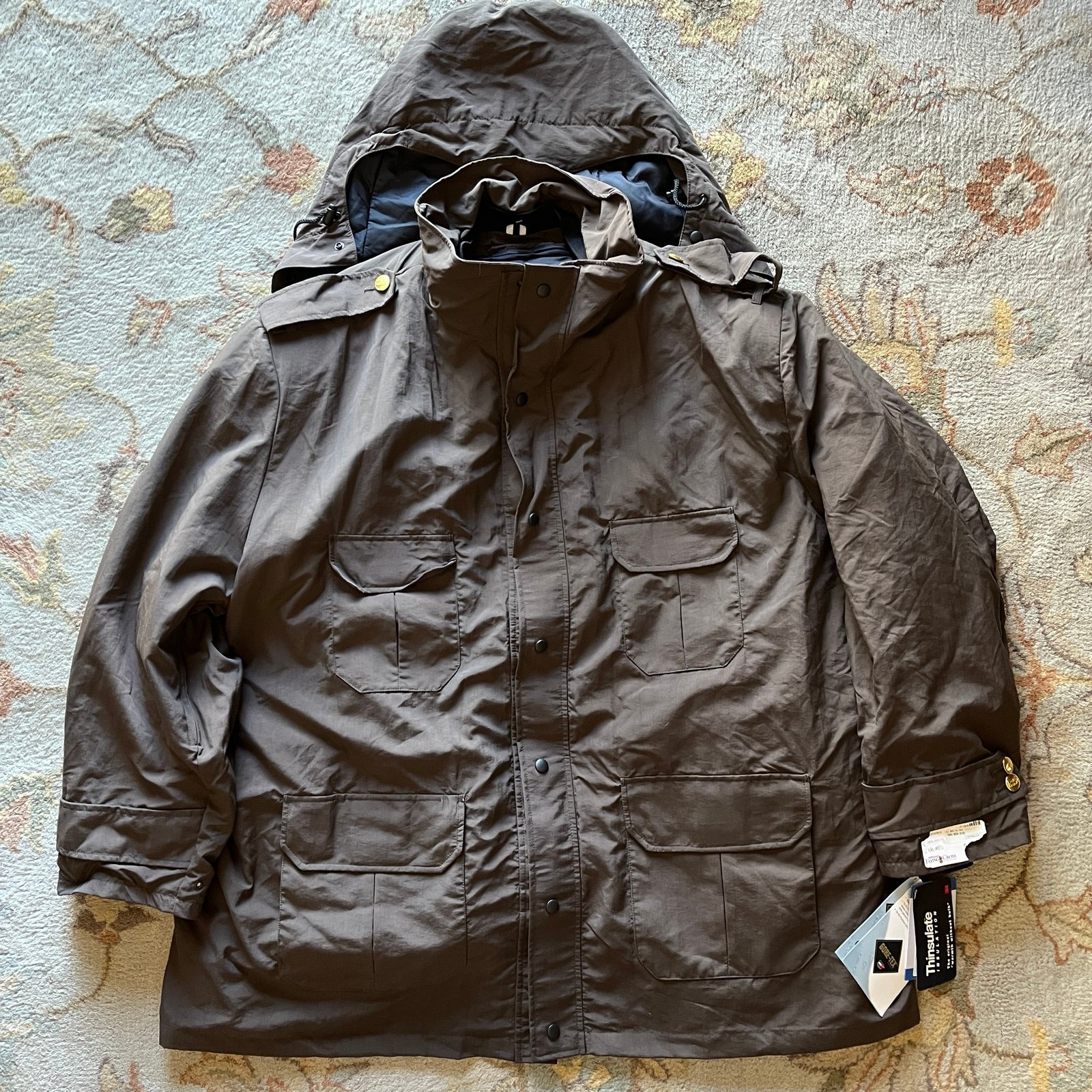 Vintage San Francisco MUNI Gore Tex Parka Jacket 5XL Deadstock Thinsulate Liner