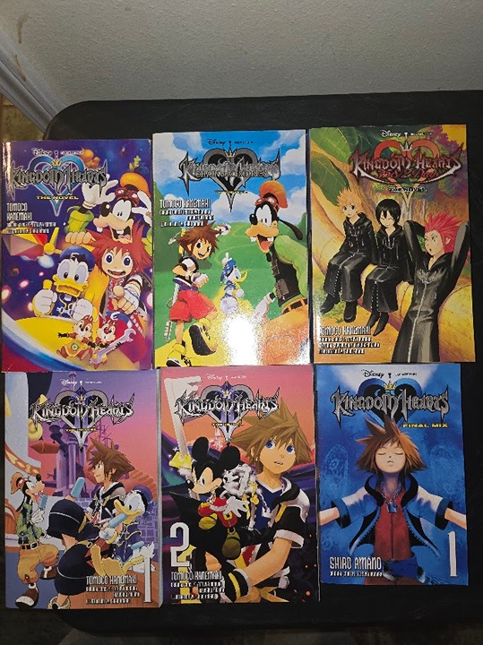Bundle of Kingdom Hearts Novels + Manga