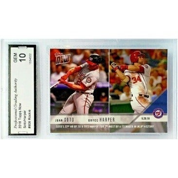 HOT! GRADED 10 SP JUAN SOTO ROOKIE '18