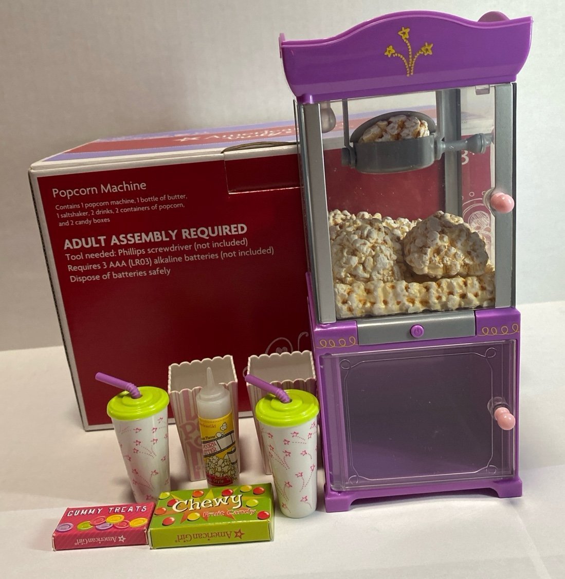 American Girl popcorn machine