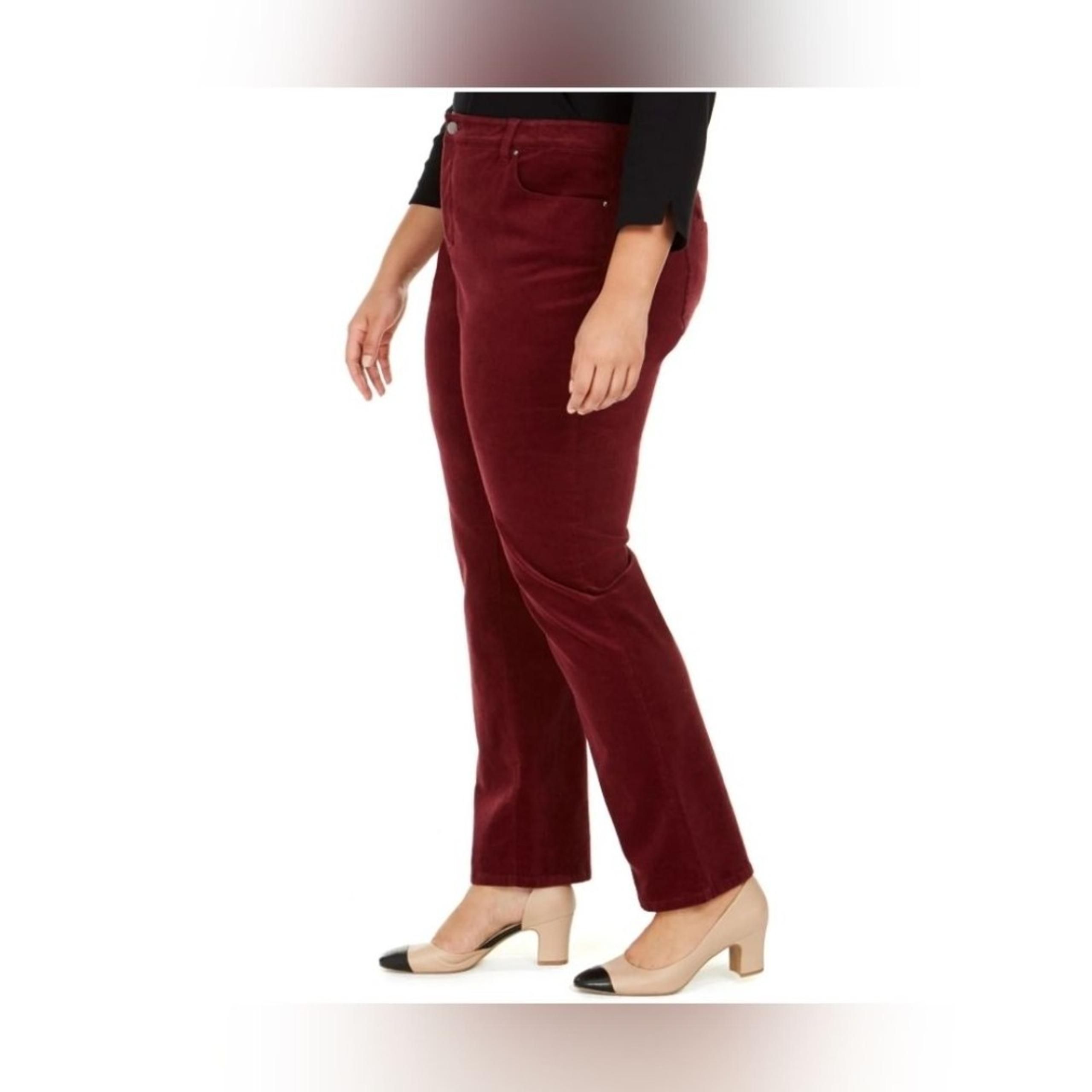 Charter Club Women Straight Leg Pants Size 10 Tummy Slimming Corduroy