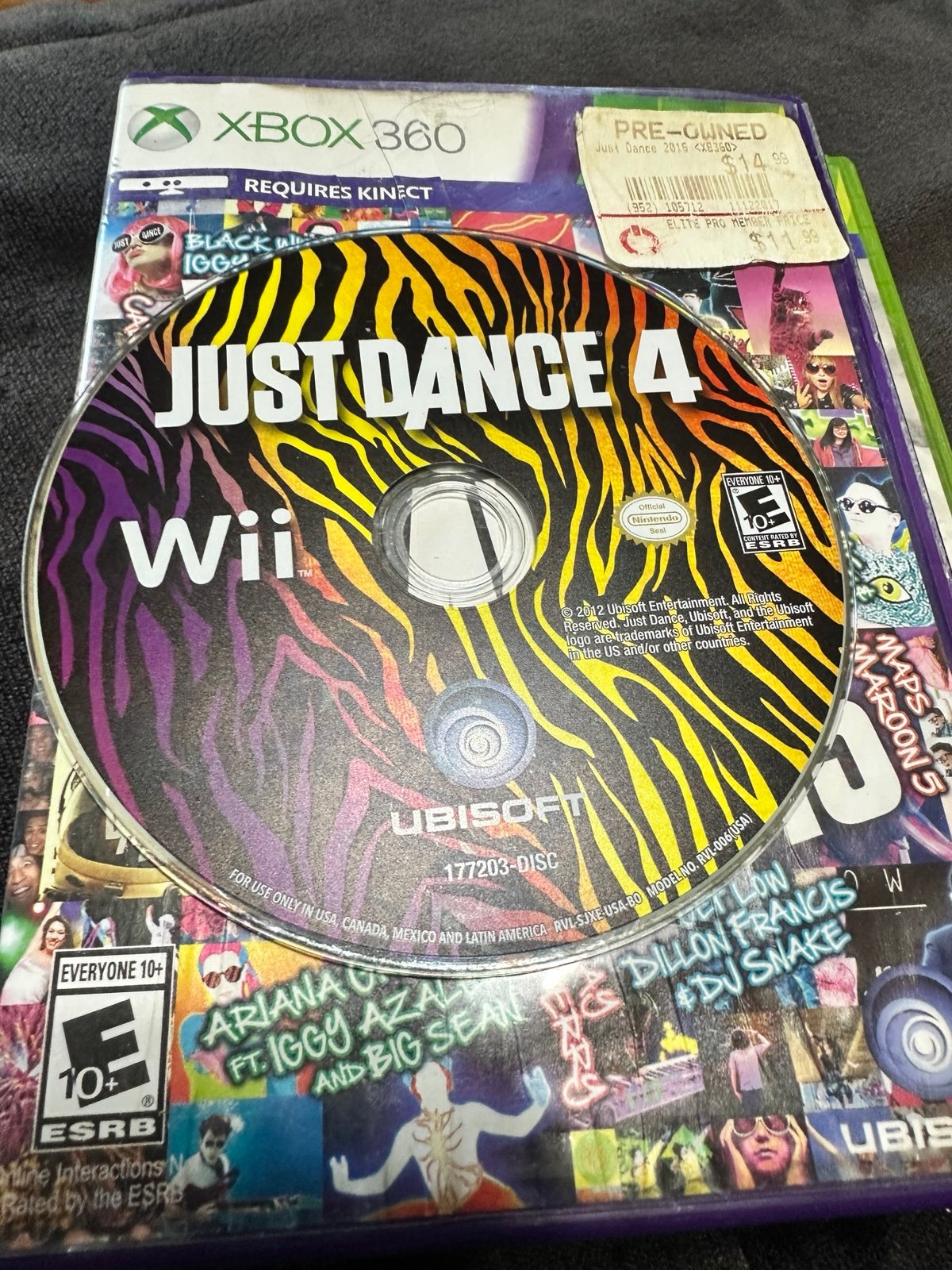 GAMES XBox 360 Battlefield Madden 13 Just Dance WII Dance Jeff