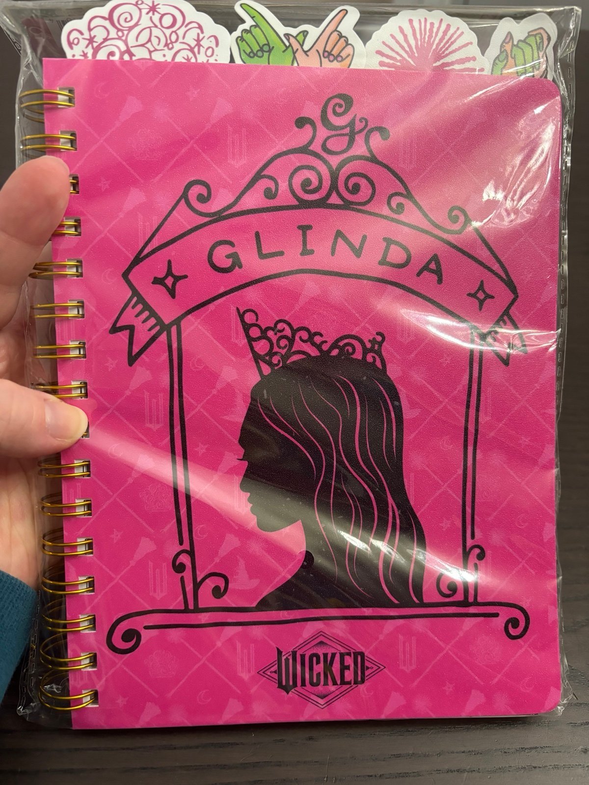 Target Bullseye Wicked Glinda Journal with Tabs - detail