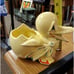 McCoy Pottery Deco Duck Egg 6.5 Flower Pot Planter Original Cold Paint MCM