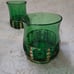 Antique Victorian EAPG Emerald Glass Set. Croesus. 5pc Set. 1898
