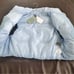 H&M NWT light blue cropped zipper vest