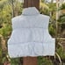 H&M NWT light blue cropped zipper vest