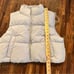 H&M NWT light blue cropped zipper vest