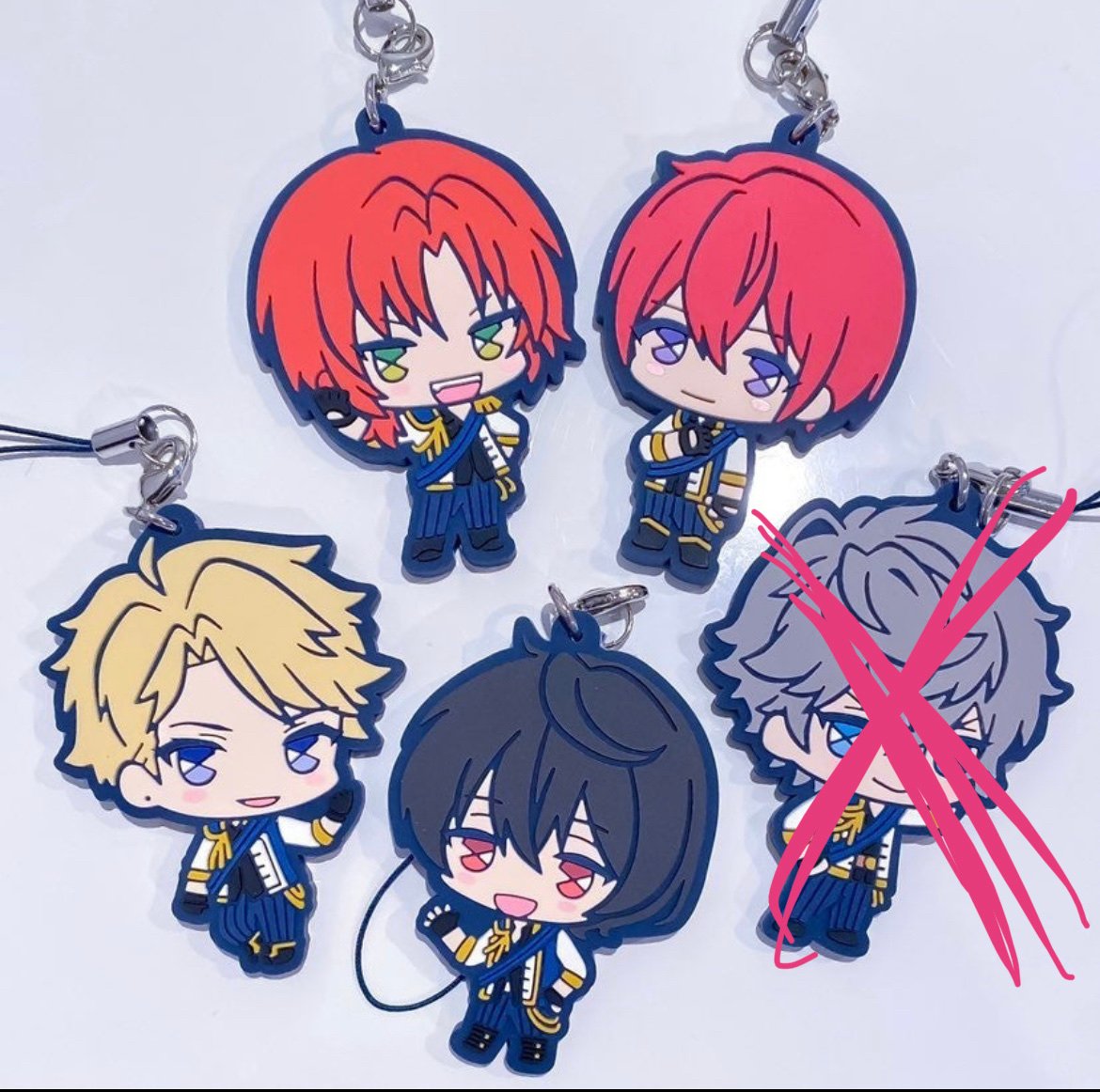 Ensemble stars rubber straps x4 KNIGHTS