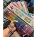 120 Unique Colors (No Duplicates) Gel Pens Set -Coloring Books Art Markers