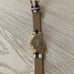 Vintage Prestige by Waltham Plaid Band Quartz Golden Watch