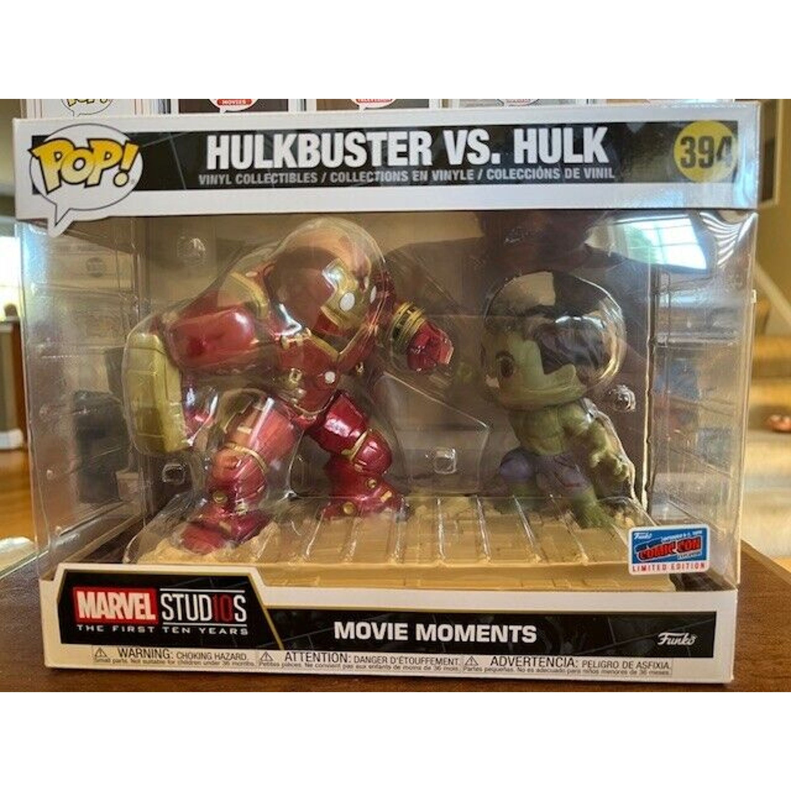 Marvel Hulkbuster vs Hulk #394 (funko Pop) Movie Moments