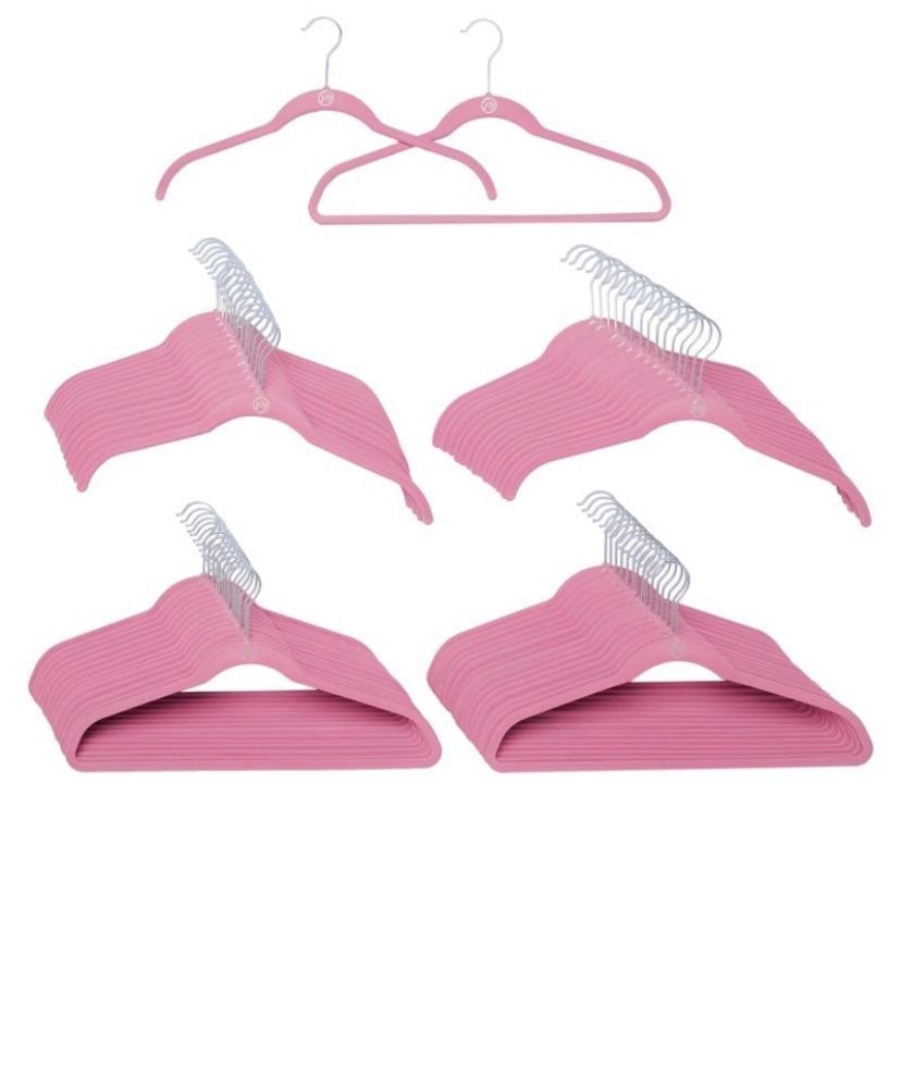 The JOY Hangers 50-piece Premiere Set -pink