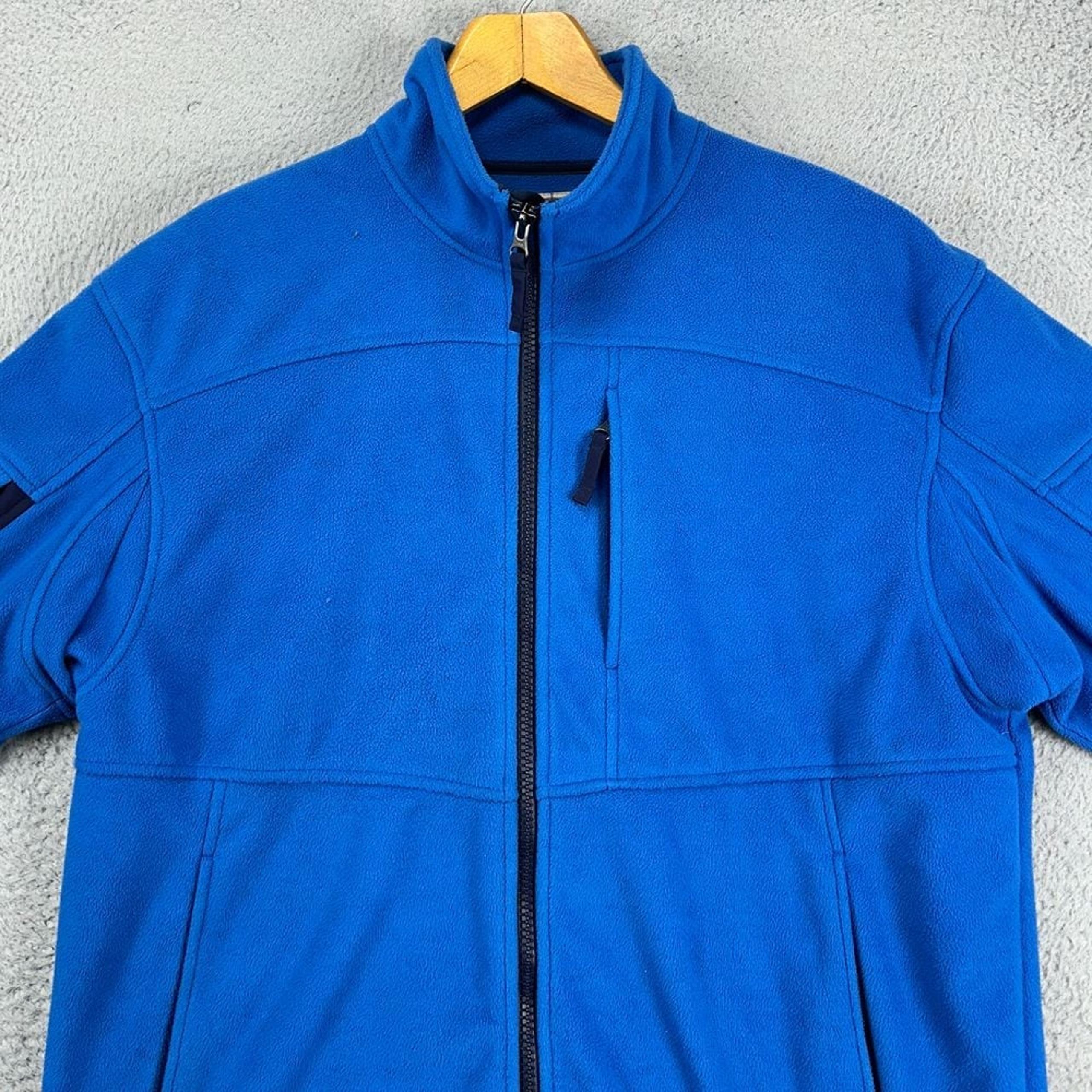 Duluth Trading Co. Fleece Jacket Adult Large Blue Insulated Full Zip Pocket Mens