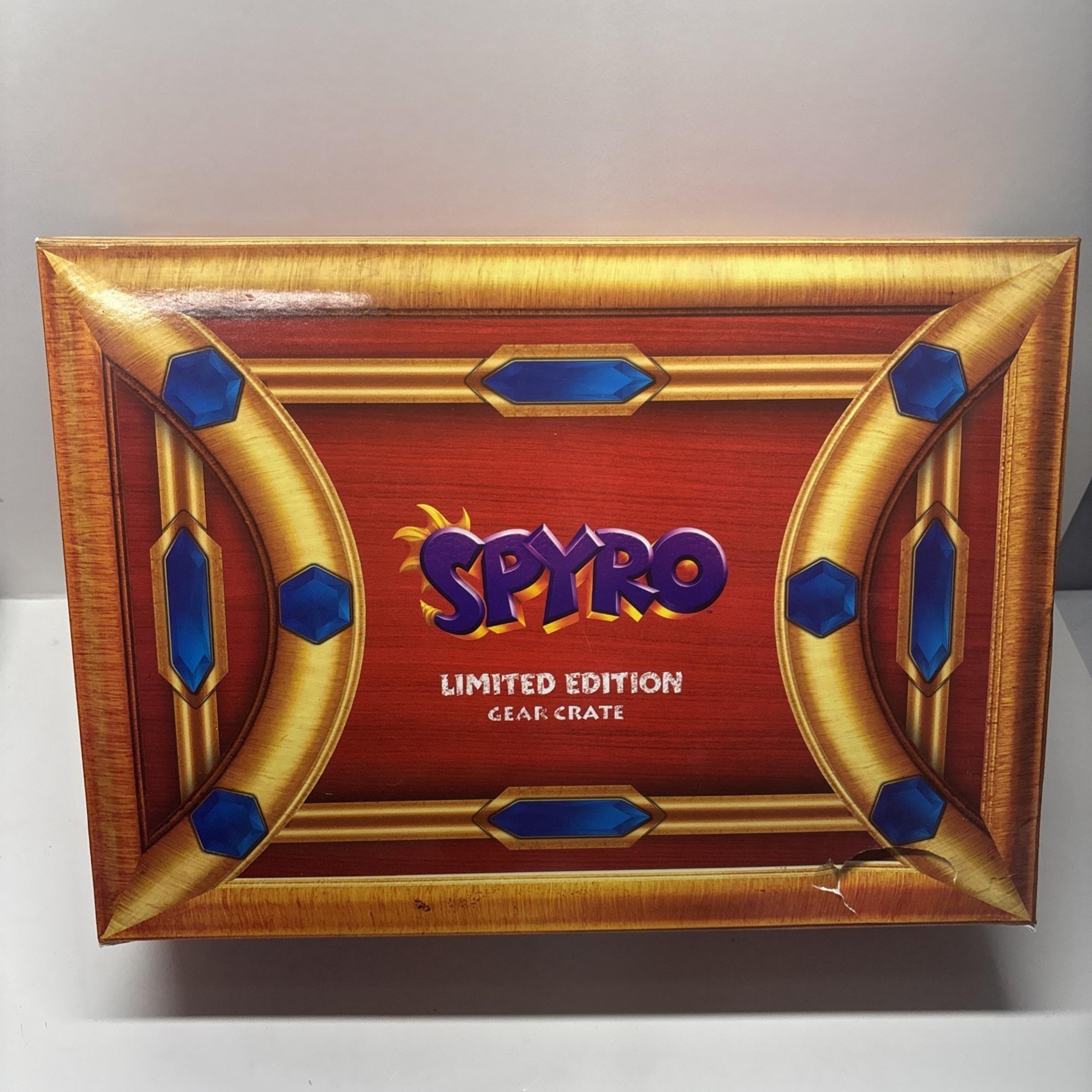 Spyro Big Box Limited Edition Gear Crate Cap Mug Wallet Pin & Lanyard OPEN BOX