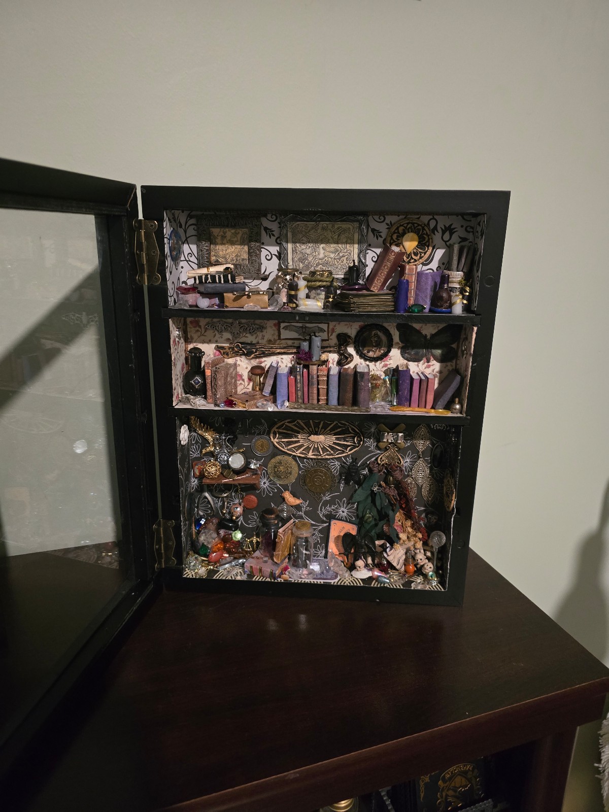 Spooky Witch Miniatures Shadow Box
