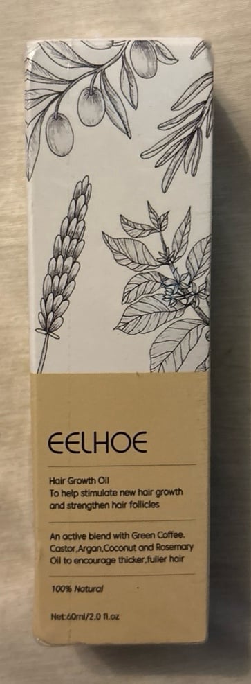 NEW Eelhoe Natural Organic Carvenchi Veganic Hair Growth Oil