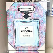 New Luxe Perfume Bottle Wrapped Canvas Art Print