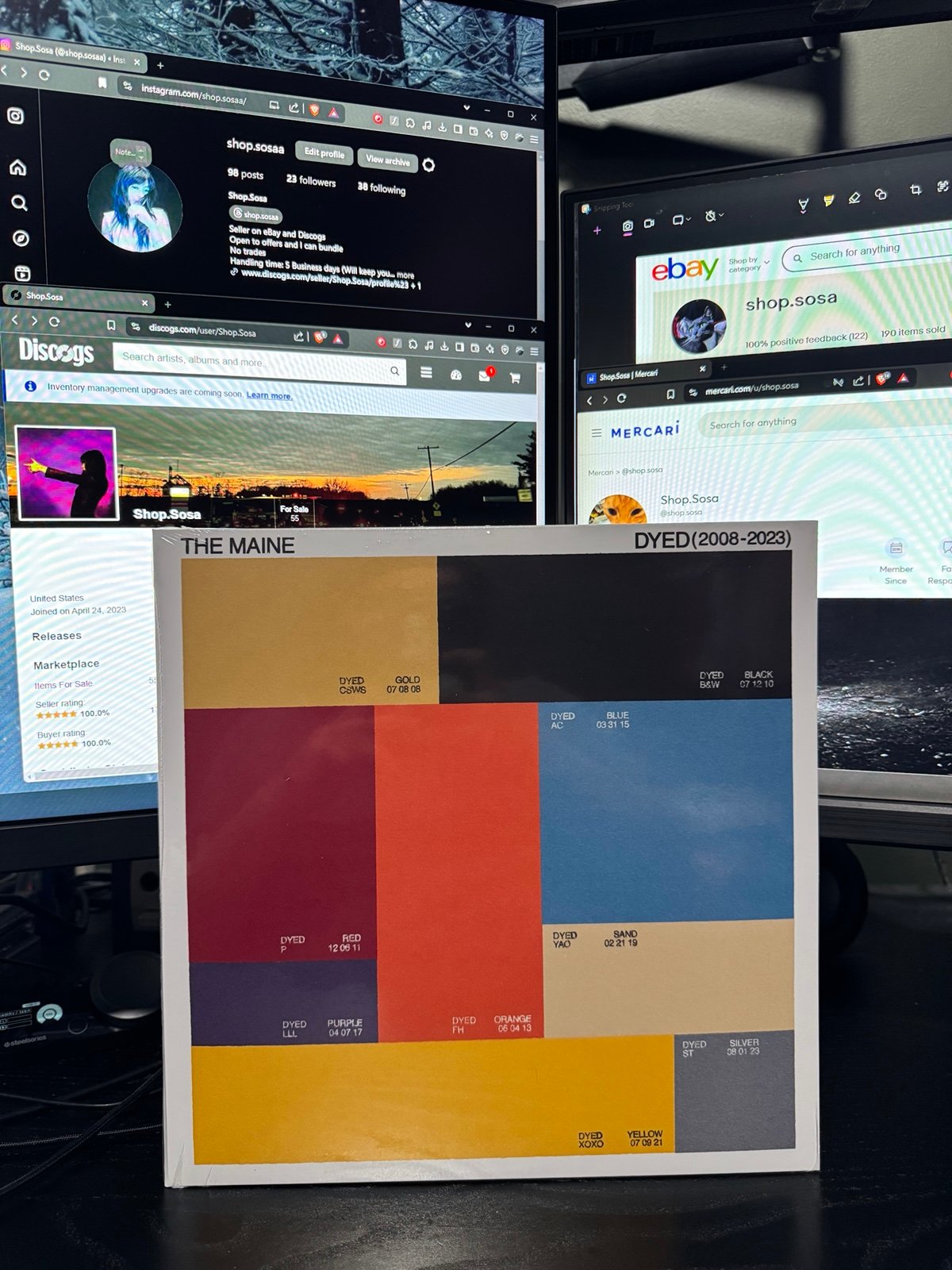 The Maine - DYED Vinyl Blue Variant 8123 IN HAND Limited to 500