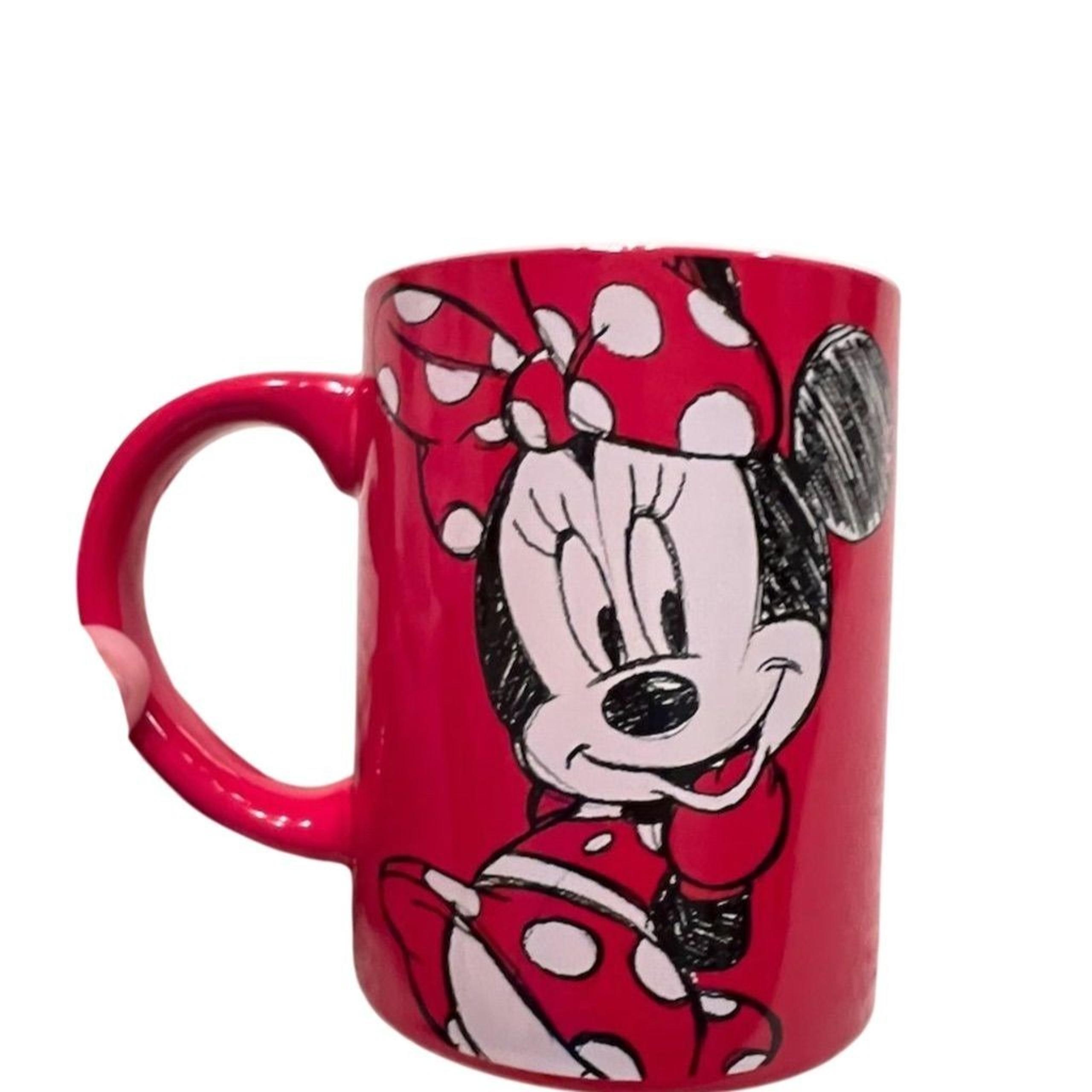 Disney Minnie Mouse "It's All About Me" Red Coffee Mug Jerry Leigh signature