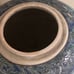 Antique vintage 1930's RARE Nippon blue flower ladies Porcelain Japan Ginger Jar