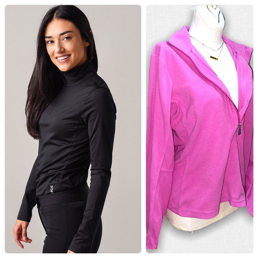 Bogner Pink Fire and Ice 1/2 Zip Fleece