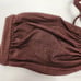 L*Space Shimmer Dawn Bikini Top in Cafe Brown Convertible Size Small NWT