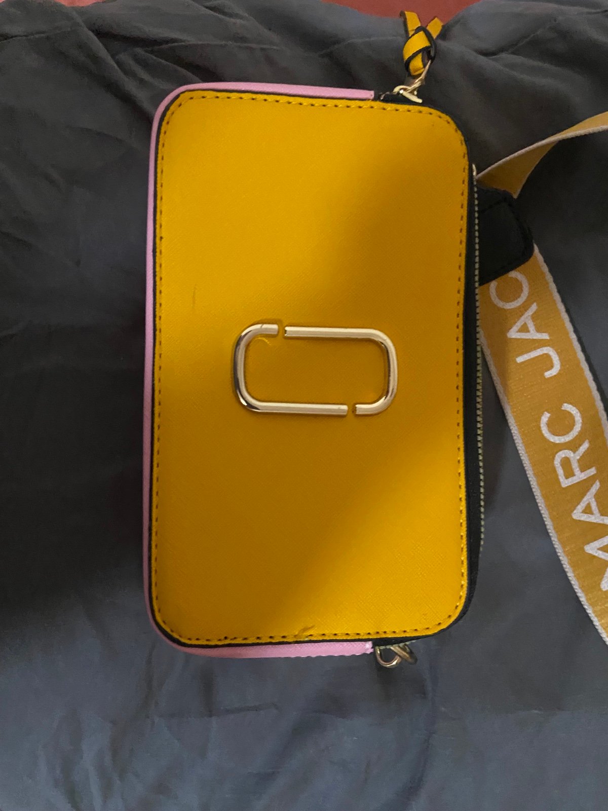 Yellow camera bag