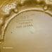 Vtg 1974 BURWOOD Cherub Hollywood Regency NEW HAVEN 597 Gold WALL CLOCK Works