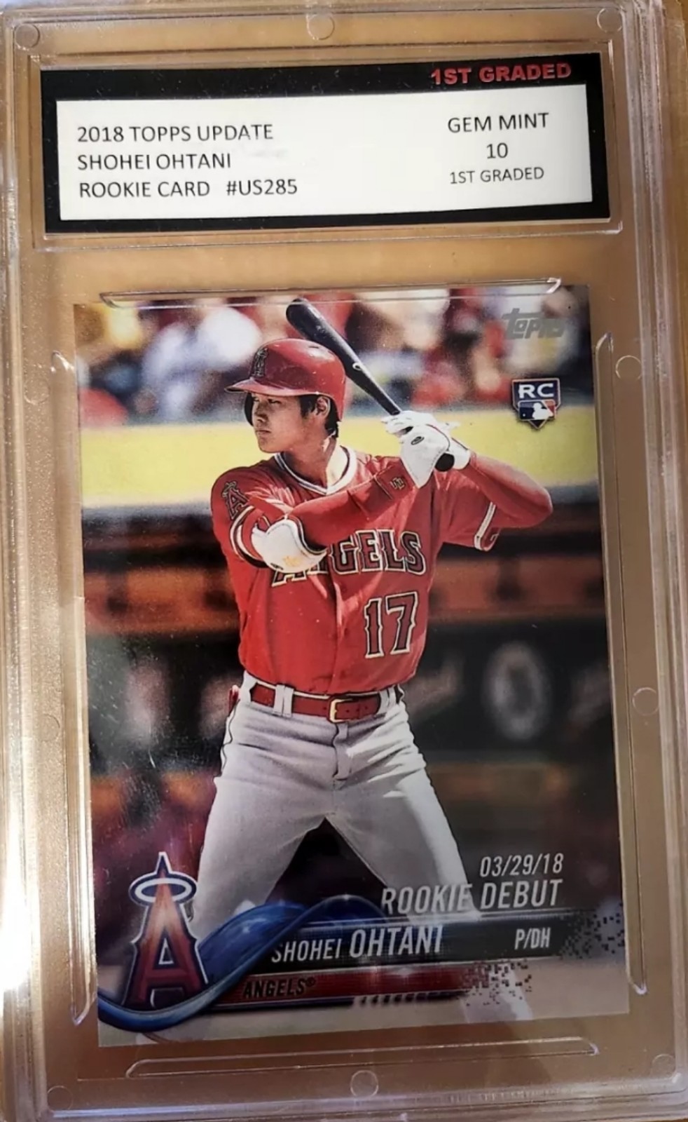 2018 Topps Update SHOHEI OHTANI Rookie Debut Angels RC