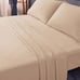 QUEEN SIZE COOL BAMBOO SHEET SET BEIGE