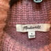 Madewell merino blend boxy turtleneck sweater
