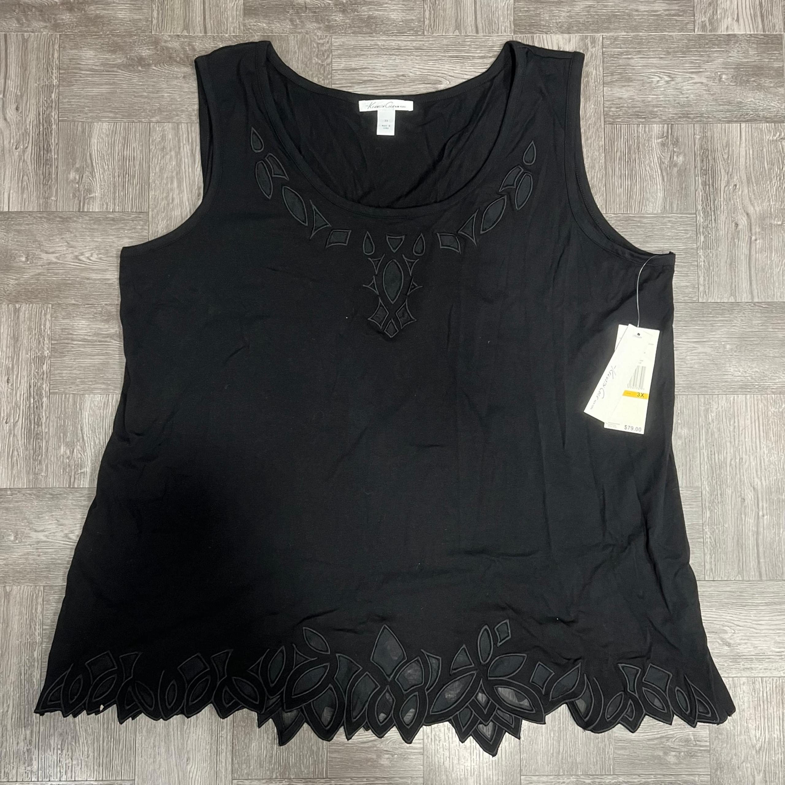 NEW Kenneth Cole Women’s 3X Black Tank