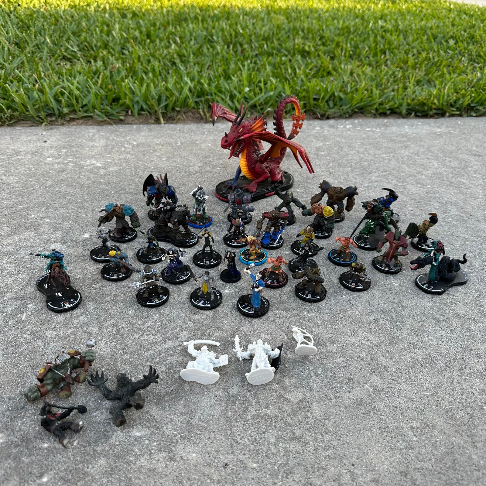 Vintage Heroclix Figures assorted lot of figures