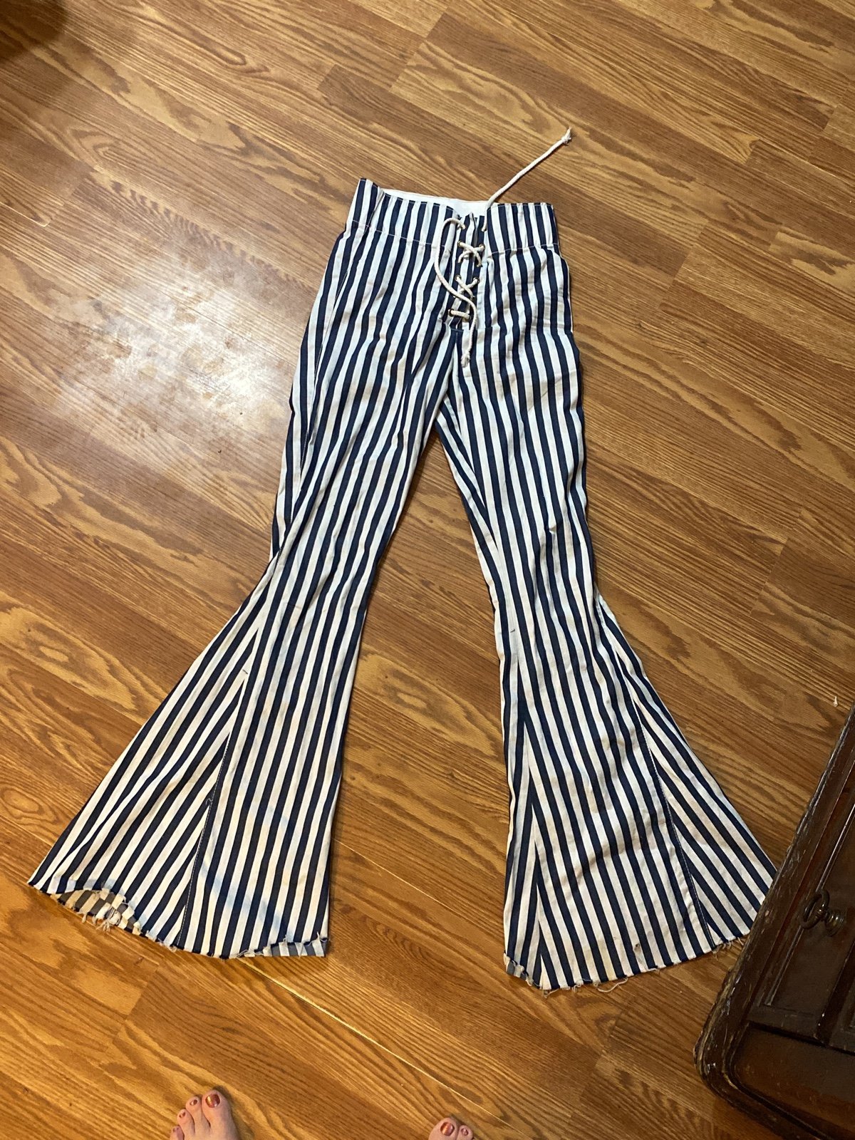 Show me your deals mumu striped bell bottoms