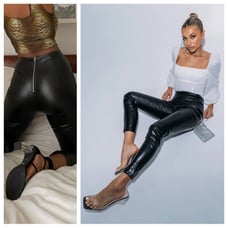 Princess Polly Black Lyra Pant Size 4